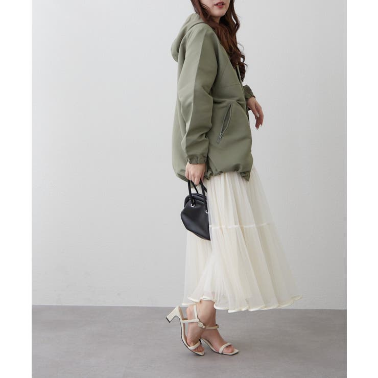 フード付マウンテンパーカー | RMAF　NICE CLAUP / OLIVE des OLIVE | 詳細画像7 