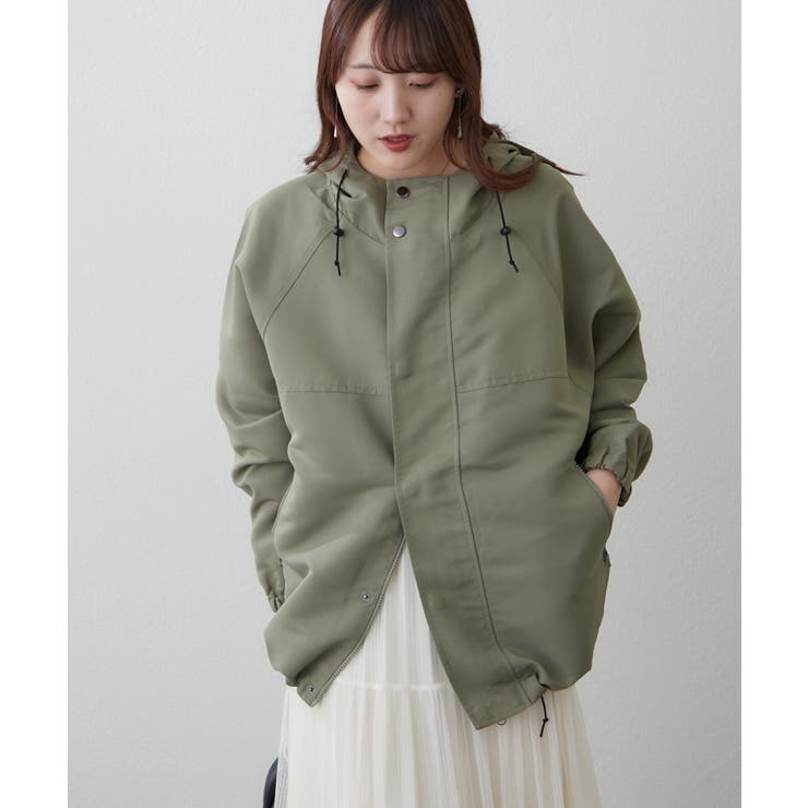 フード付マウンテンパーカー | RMAF　NICE CLAUP / OLIVE des OLIVE | 詳細画像3 