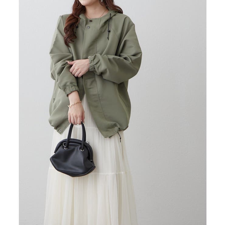 フード付マウンテンパーカー | RMAF　NICE CLAUP / OLIVE des OLIVE | 詳細画像6 