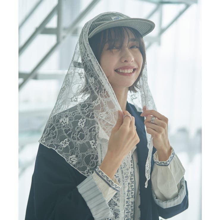 【レーススカーフ付き】ビッグテーラージャケット | RMAF　NICE CLAUP / OLIVE des OLIVE | 詳細画像7 