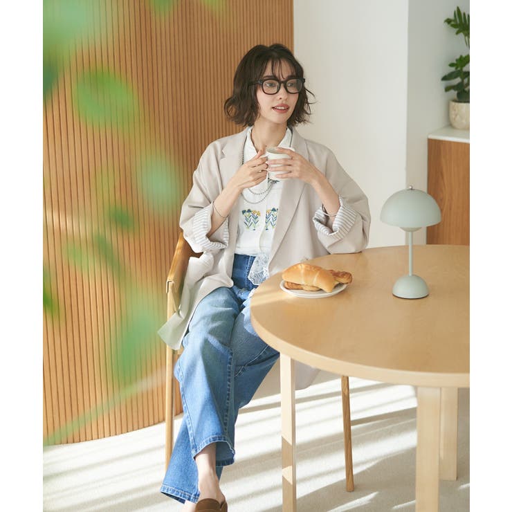 【レーススカーフ付き】ビッグテーラージャケット | RMAF　NICE CLAUP / OLIVE des OLIVE | 詳細画像17 