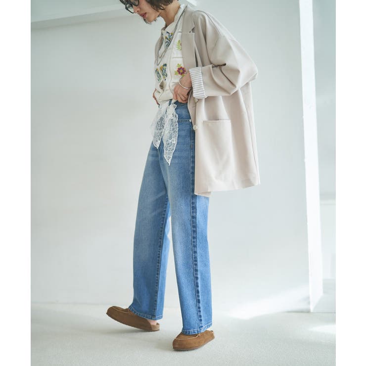 【レーススカーフ付き】ビッグテーラージャケット | RMAF　NICE CLAUP / OLIVE des OLIVE | 詳細画像25 