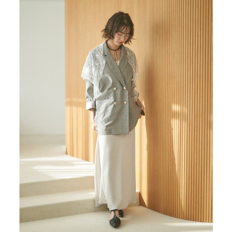 【レーススカーフ付き】ビッグテーラージャケット | RMAF　NICE CLAUP / OLIVE des OLIVE | 詳細画像38 