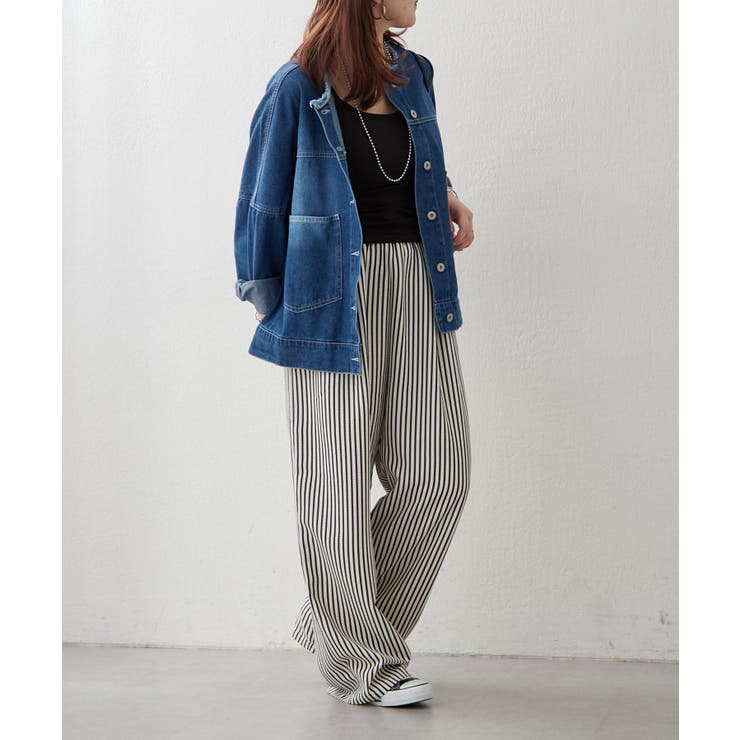 リメイク風ノーカラーGジャン | RMAF　NICE CLAUP / OLIVE des OLIVE | 詳細画像8 