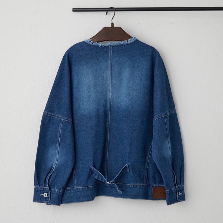 リメイク風ノーカラーGジャン | RMAF　NICE CLAUP / OLIVE des OLIVE | 詳細画像5 