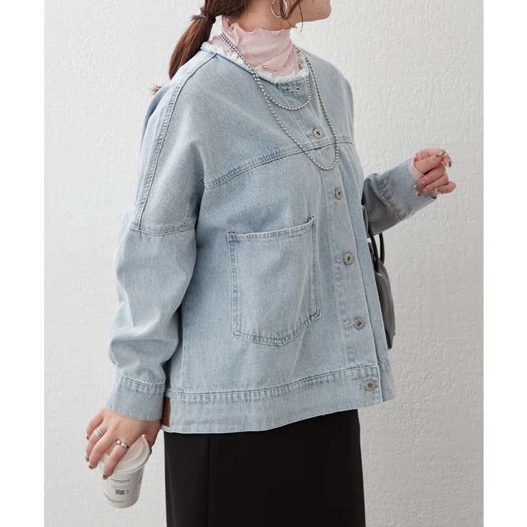 リメイク風ノーカラーGジャン | RMAF　NICE CLAUP / OLIVE des OLIVE | 詳細画像20 