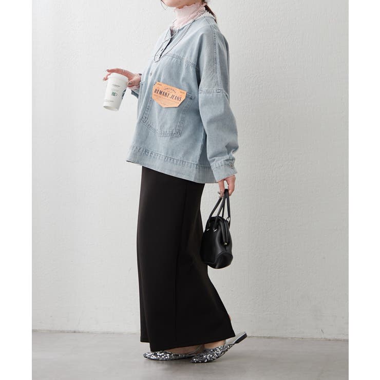 リメイク風ノーカラーGジャン | RMAF　NICE CLAUP / OLIVE des OLIVE | 詳細画像22 