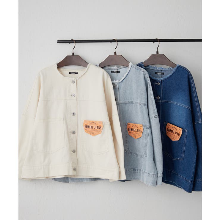 リメイク風ノーカラーGジャン | RMAF　NICE CLAUP / OLIVE des OLIVE | 詳細画像26 