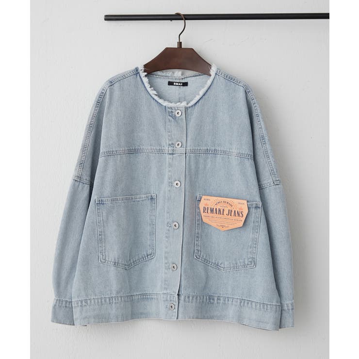 リメイク風ノーカラーGジャン | RMAF　NICE CLAUP / OLIVE des OLIVE | 詳細画像28 