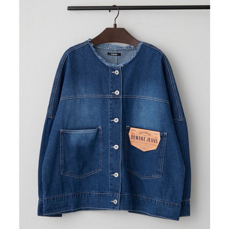 リメイク風ノーカラーGジャン | RMAF　NICE CLAUP / OLIVE des OLIVE | 詳細画像29 