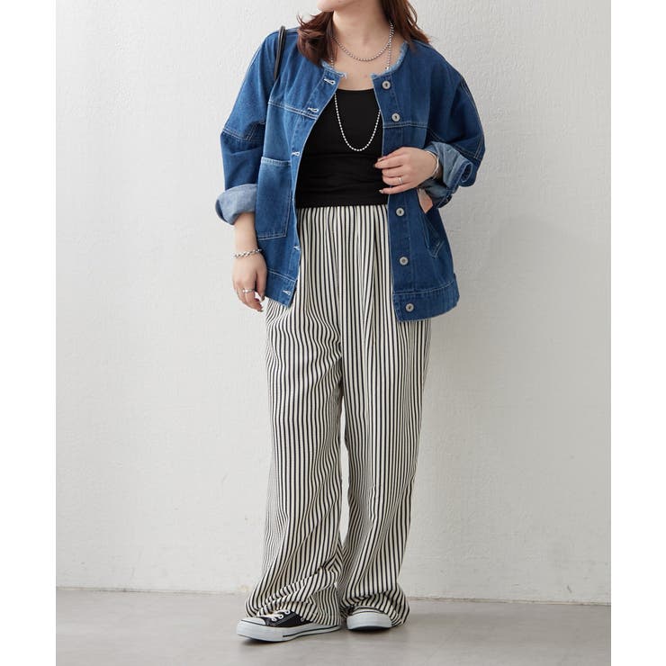 リメイク風ノーカラーGジャン | RMAF　NICE CLAUP / OLIVE des OLIVE | 詳細画像6 