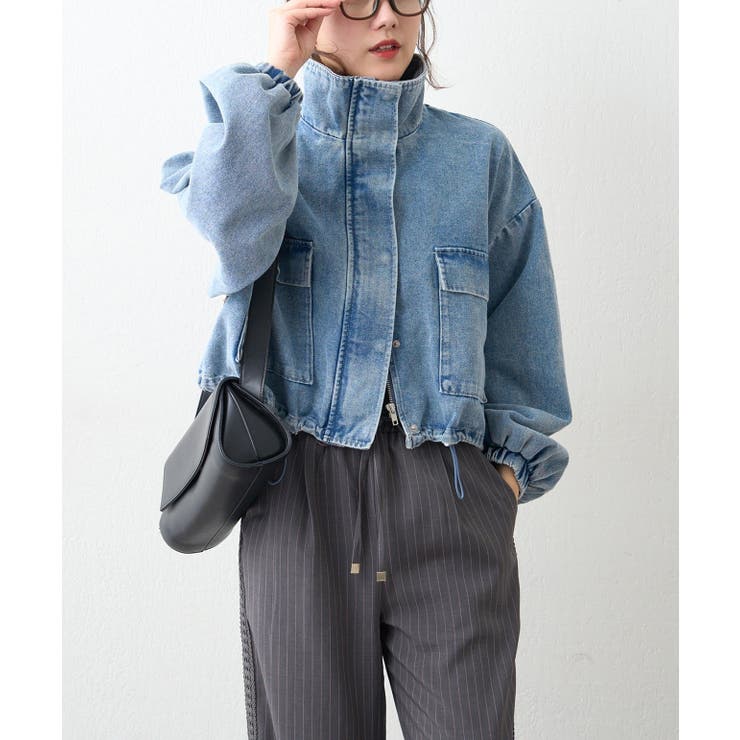 スタンドショートブルゾン | RMAF　NICE CLAUP / OLIVE des OLIVE | 詳細画像8 