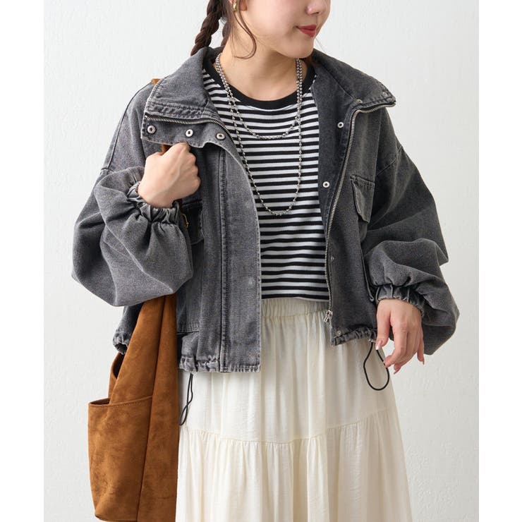 スタンドショートブルゾン | RMAF　NICE CLAUP / OLIVE des OLIVE | 詳細画像11 