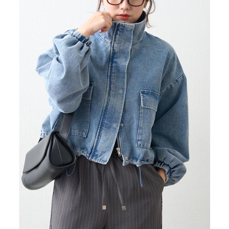 スタンドショートブルゾン | RMAF　NICE CLAUP / OLIVE des OLIVE | 詳細画像3 