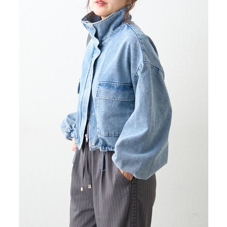 スタンドショートブルゾン | RMAF　NICE CLAUP / OLIVE des OLIVE | 詳細画像4 