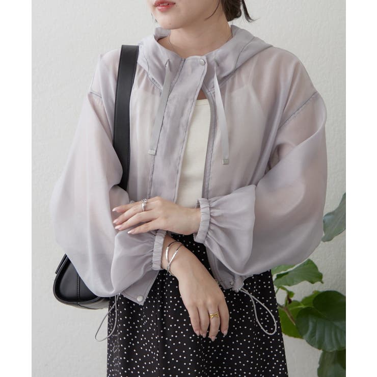 【選べるデザイン】シアーブルゾン | RMAF　NICE CLAUP / OLIVE des OLIVE | 詳細画像7 