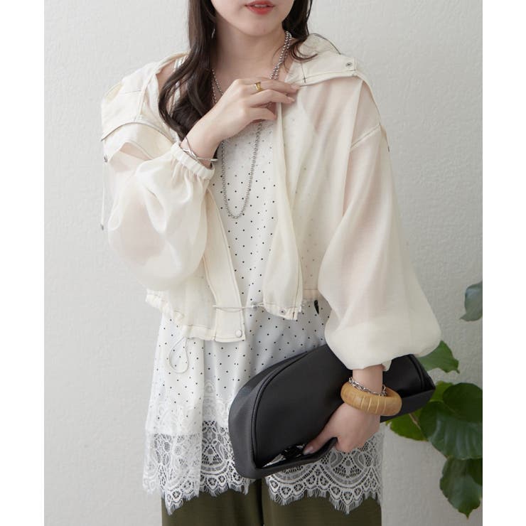 【選べるデザイン】シアーブルゾン | RMAF　NICE CLAUP / OLIVE des OLIVE | 詳細画像22 