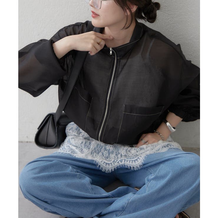 【選べるデザイン】シアーブルゾン | RMAF　NICE CLAUP / OLIVE des OLIVE | 詳細画像28 