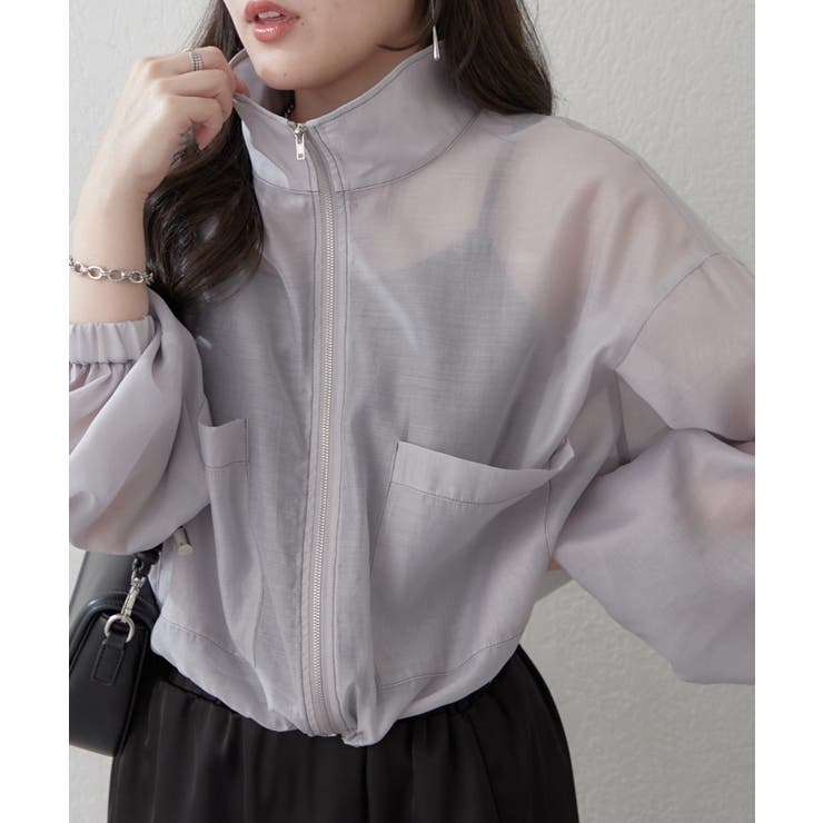 【選べるデザイン】シアーブルゾン | RMAF　NICE CLAUP / OLIVE des OLIVE | 詳細画像2 