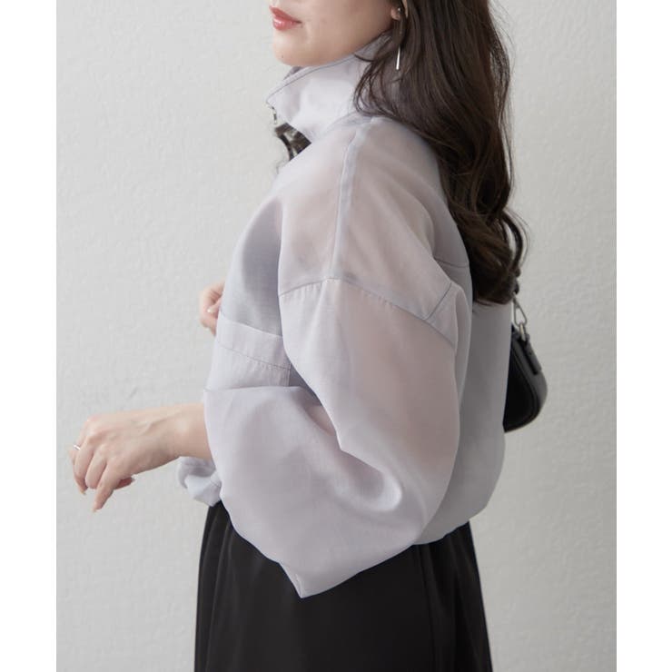 【選べるデザイン】シアーブルゾン | RMAF　NICE CLAUP / OLIVE des OLIVE | 詳細画像3 