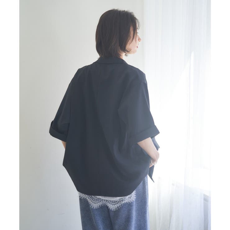 半袖テーラージャケット | RMAF　NICE CLAUP / OLIVE des OLIVE | 詳細画像8 