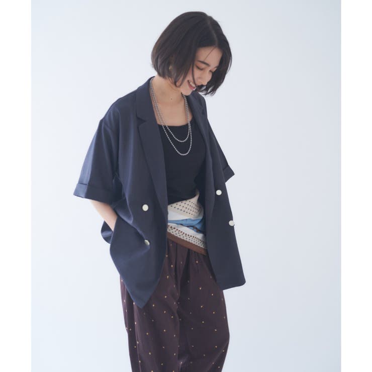 半袖テーラージャケット | RMAF　NICE CLAUP / OLIVE des OLIVE | 詳細画像15 