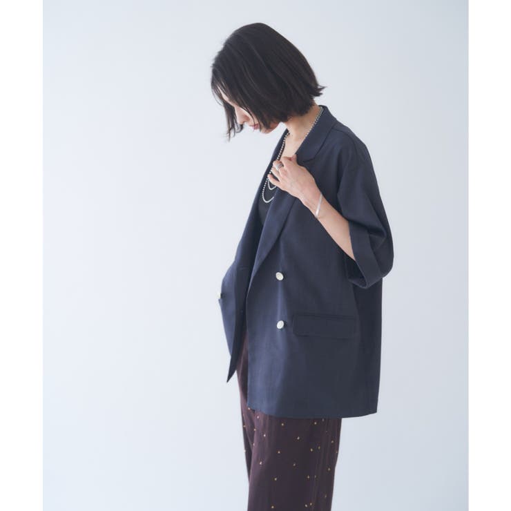 半袖テーラージャケット | RMAF　NICE CLAUP / OLIVE des OLIVE | 詳細画像17 