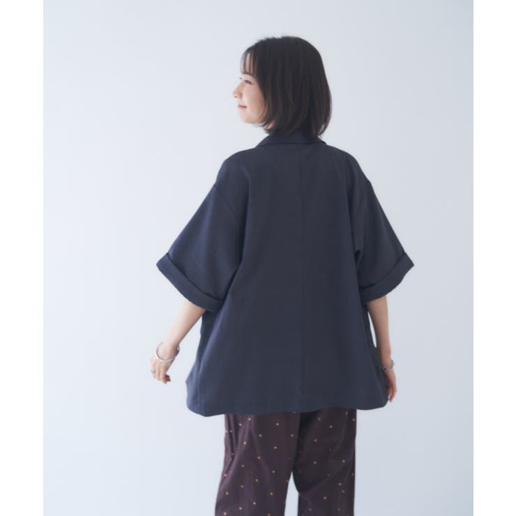 半袖テーラージャケット | RMAF　NICE CLAUP / OLIVE des OLIVE | 詳細画像18 