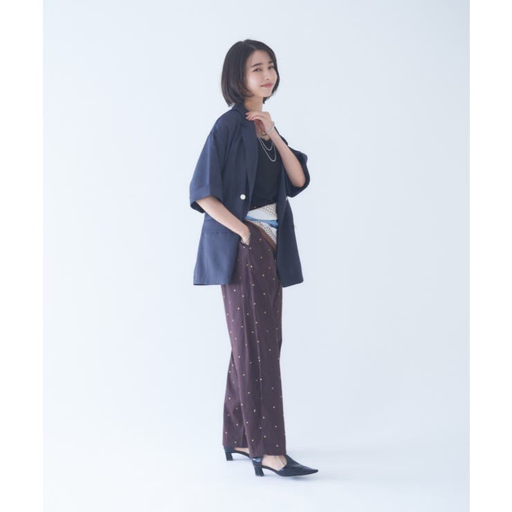 半袖テーラージャケット | RMAF　NICE CLAUP / OLIVE des OLIVE | 詳細画像20 