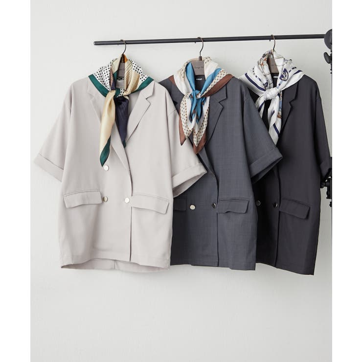 半袖テーラージャケット | RMAF　NICE CLAUP / OLIVE des OLIVE | 詳細画像22 