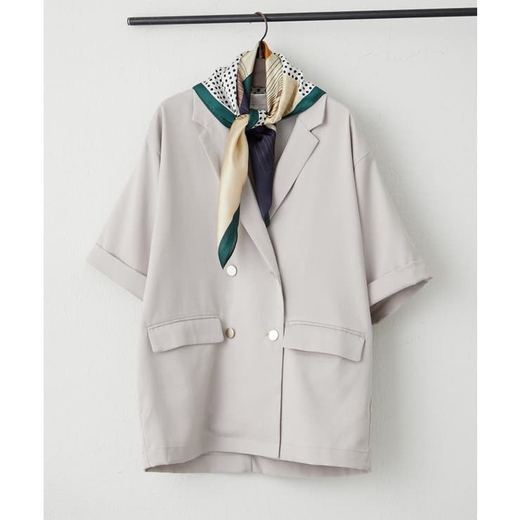 半袖テーラージャケット | RMAF　NICE CLAUP / OLIVE des OLIVE | 詳細画像23 