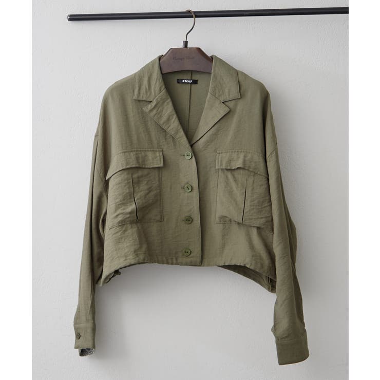 ミリタリーショートシャツジャケット | RMAF　NICE CLAUP / OLIVE des OLIVE | 詳細画像22 