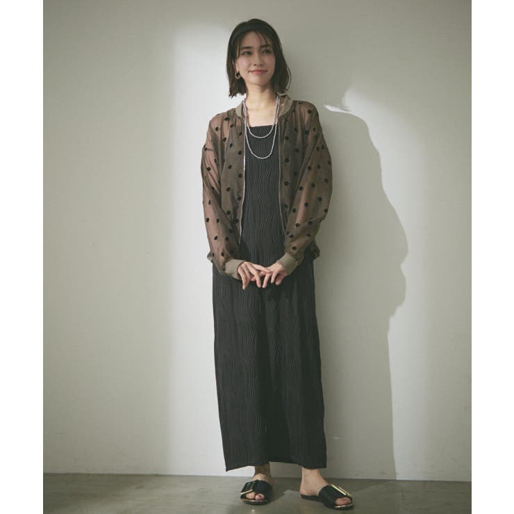 シアーフロッキー水玉ブルゾン | RMAF　NICE CLAUP / OLIVE des OLIVE | 詳細画像7 