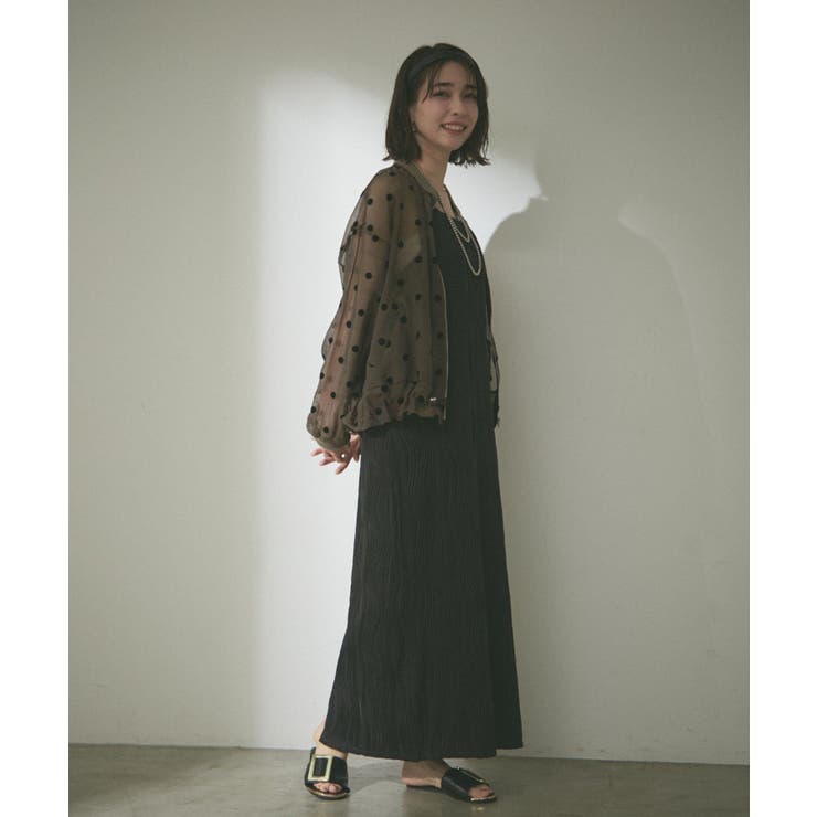 シアーフロッキー水玉ブルゾン | RMAF　NICE CLAUP / OLIVE des OLIVE | 詳細画像8 