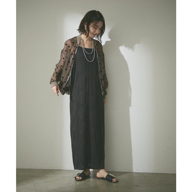 シアーフロッキー水玉ブルゾン | RMAF　NICE CLAUP / OLIVE des OLIVE | 詳細画像9 