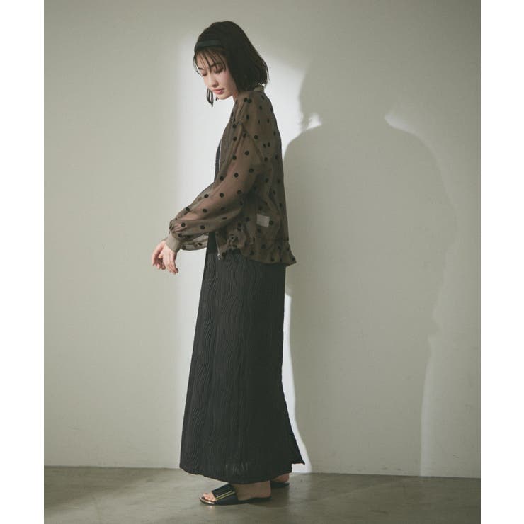 シアーフロッキー水玉ブルゾン | RMAF　NICE CLAUP / OLIVE des OLIVE | 詳細画像10 