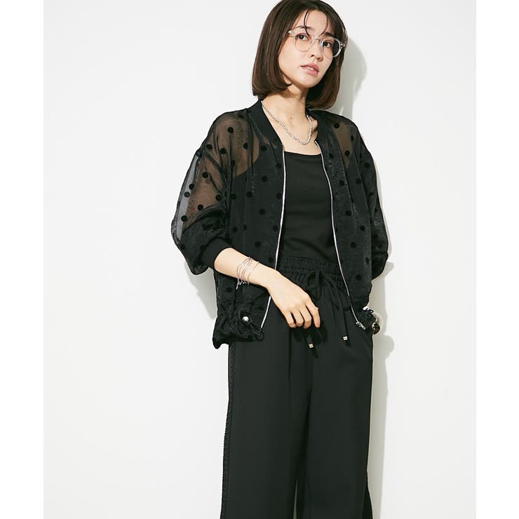 シアーフロッキー水玉ブルゾン | RMAF　NICE CLAUP / OLIVE des OLIVE | 詳細画像14 