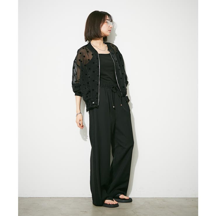 シアーフロッキー水玉ブルゾン | RMAF　NICE CLAUP / OLIVE des OLIVE | 詳細画像18 