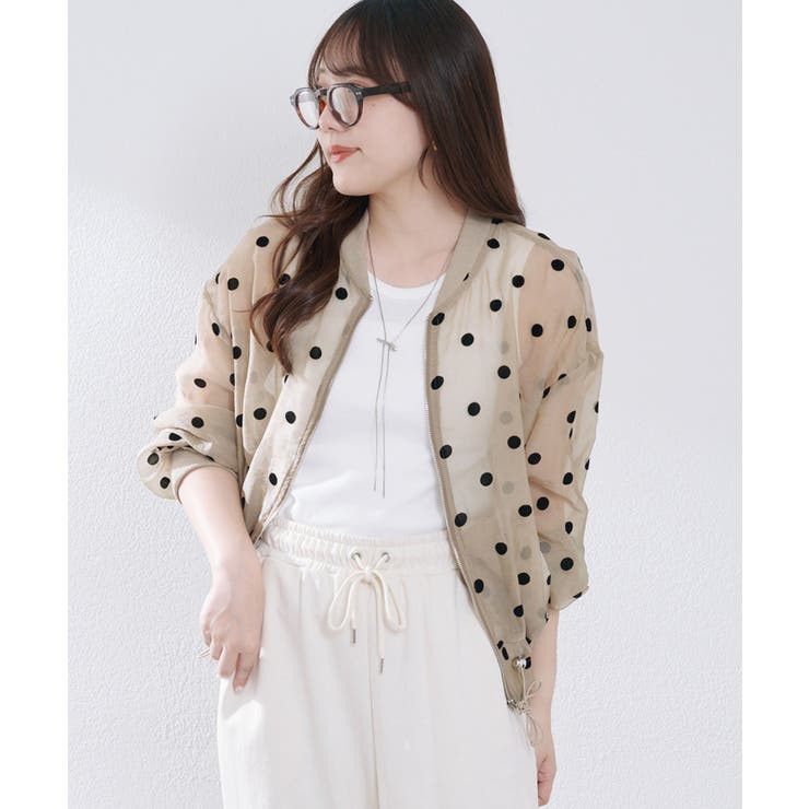 シアーフロッキー水玉ブルゾン | RMAF　NICE CLAUP / OLIVE des OLIVE | 詳細画像21 