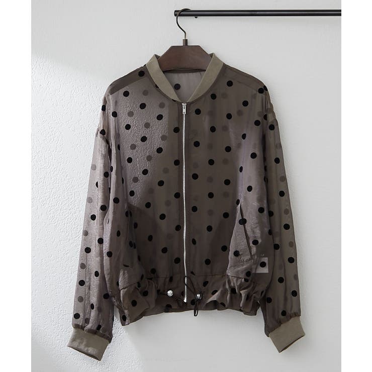 シアーフロッキー水玉ブルゾン | RMAF　NICE CLAUP / OLIVE des OLIVE | 詳細画像30 