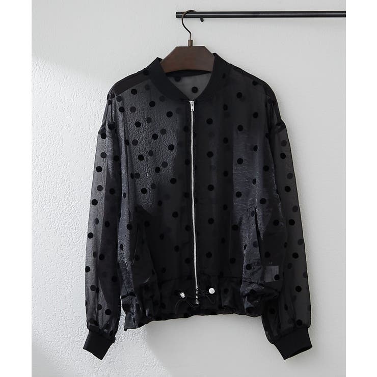 シアーフロッキー水玉ブルゾン | RMAF　NICE CLAUP / OLIVE des OLIVE | 詳細画像31 