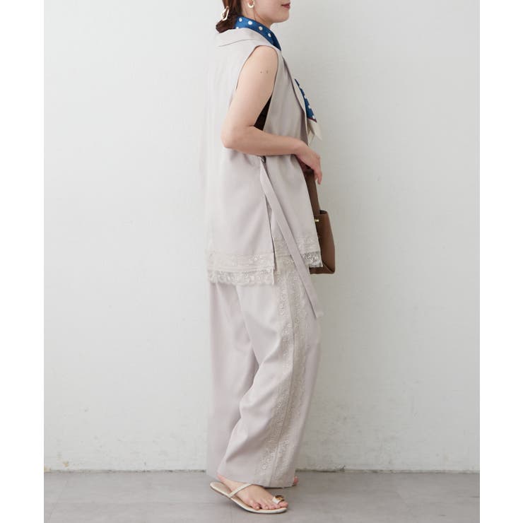 【セットアップ対応】裾レースDカンジレ | RMAF　NICE CLAUP / OLIVE des OLIVE | 詳細画像7 
