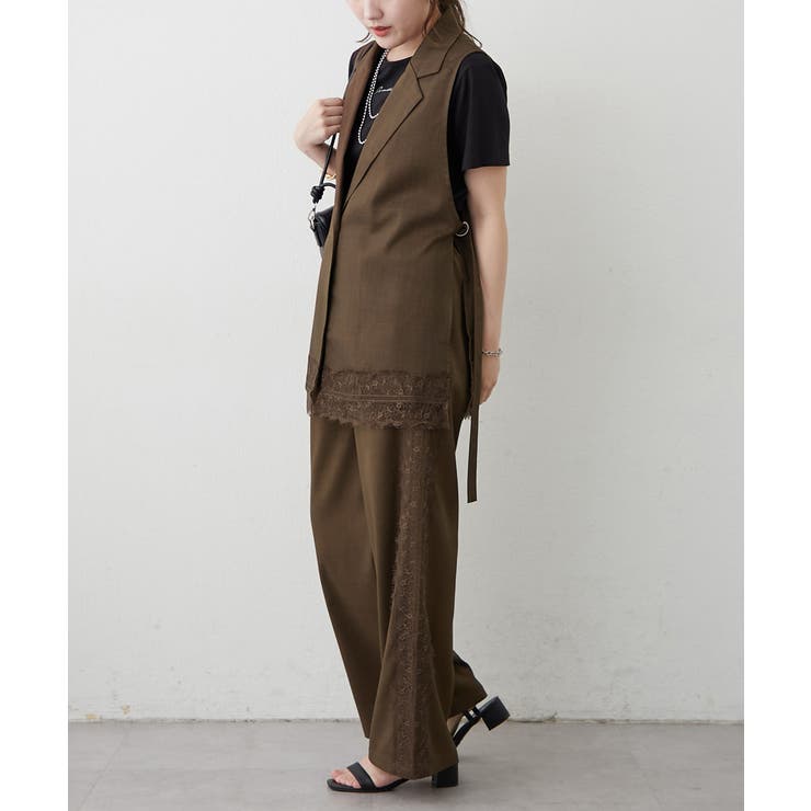 【セットアップ対応】裾レースDカンジレ | RMAF　NICE CLAUP / OLIVE des OLIVE | 詳細画像15 