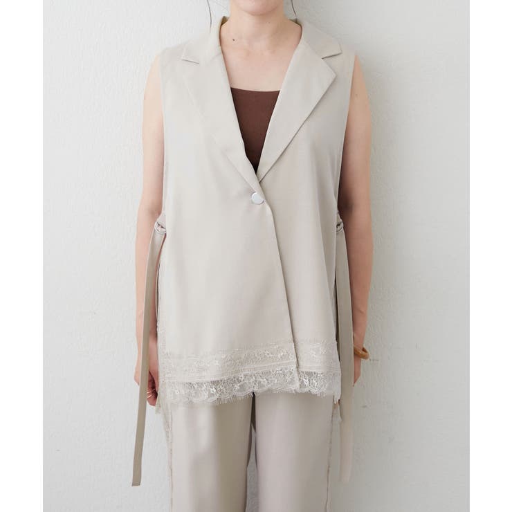 【セットアップ対応】裾レースDカンジレ | RMAF　NICE CLAUP / OLIVE des OLIVE | 詳細画像25 