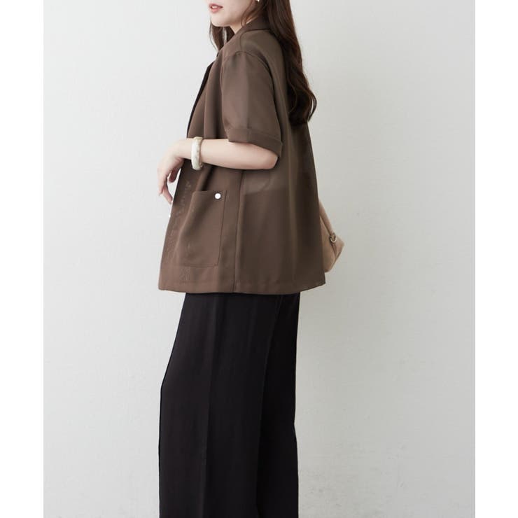 【大人の夏スタイル】メッシュテーラージャケット | RMAF　NICE CLAUP / OLIVE des OLIVE | 詳細画像19 