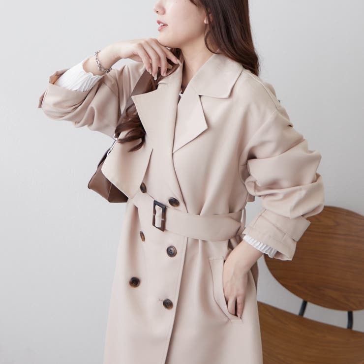 トレンチコート | RMAF　NICE CLAUP / OLIVE des OLIVE | 詳細画像7 