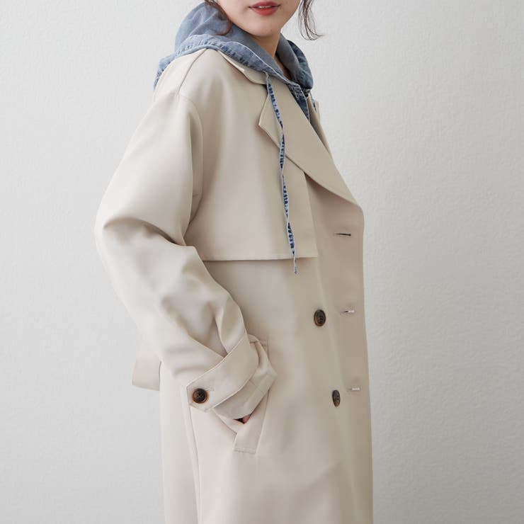 トレンチコート | RMAF　NICE CLAUP / OLIVE des OLIVE | 詳細画像17 