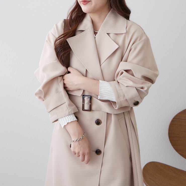 トレンチコート | RMAF　NICE CLAUP / OLIVE des OLIVE | 詳細画像3 