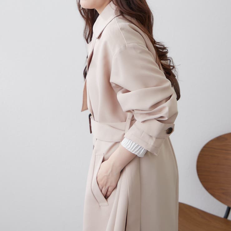 トレンチコート | RMAF　NICE CLAUP / OLIVE des OLIVE | 詳細画像4 