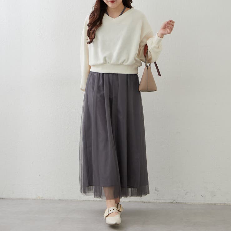 【セットアイテム】Vプルオーバー×キャミワンピース | RMAF　NICE CLAUP / OLIVE des OLIVE | 詳細画像1 